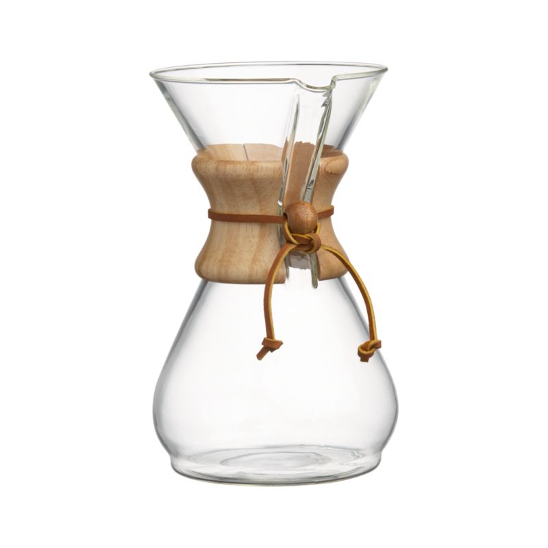 Chemex 8-Cup Coffee Maker in Pour Over & French Press Crate and Barrel